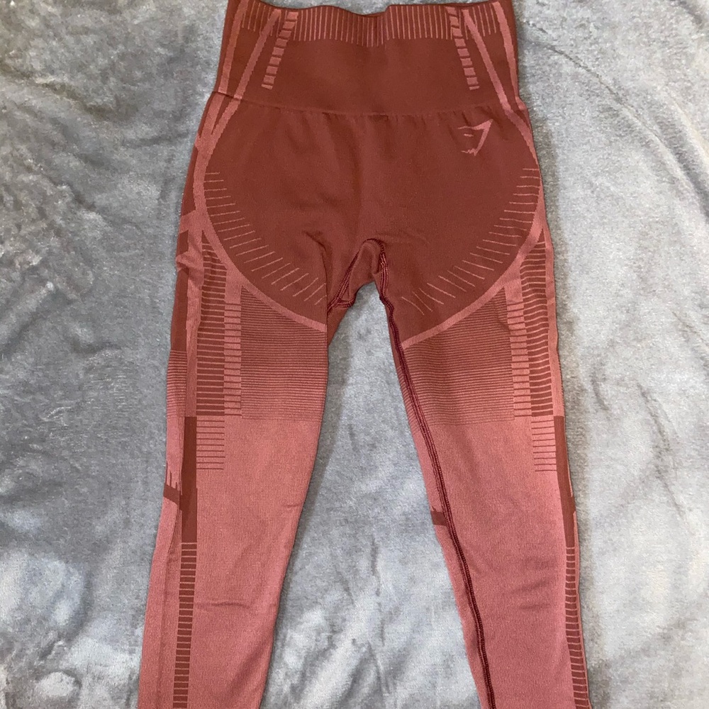 Gymshark Geo Seamless Leggings | Rose